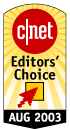 CNET Editors' Choice, August 2003, iQue> 3600